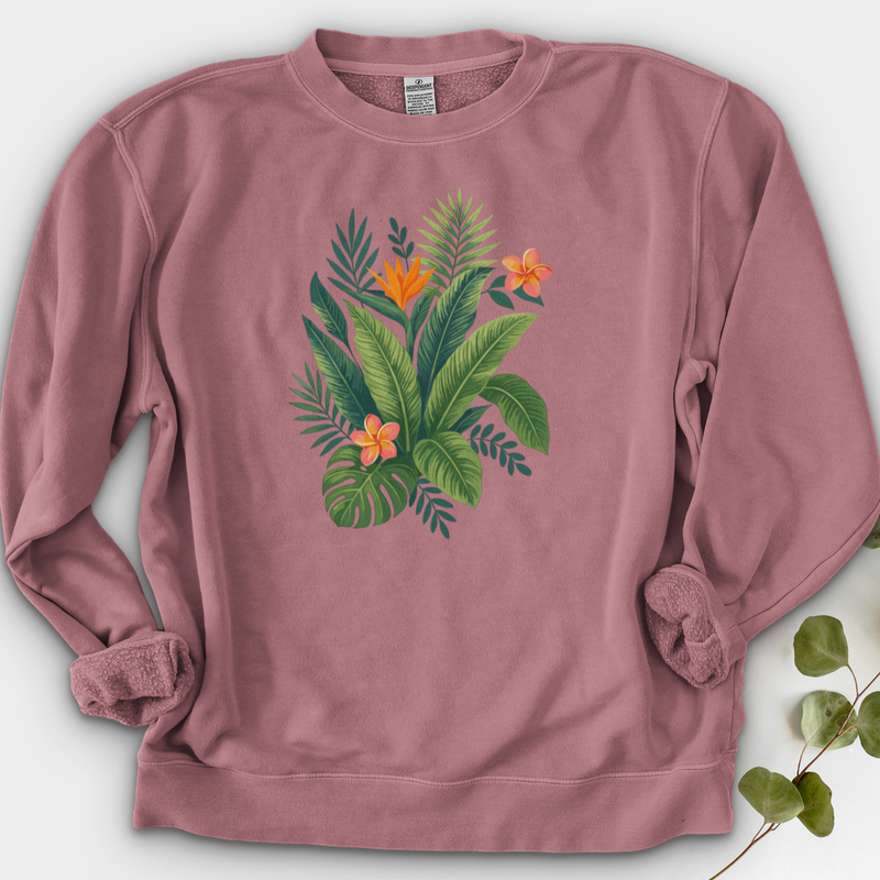 Tropical Banana Monstera Crewneck