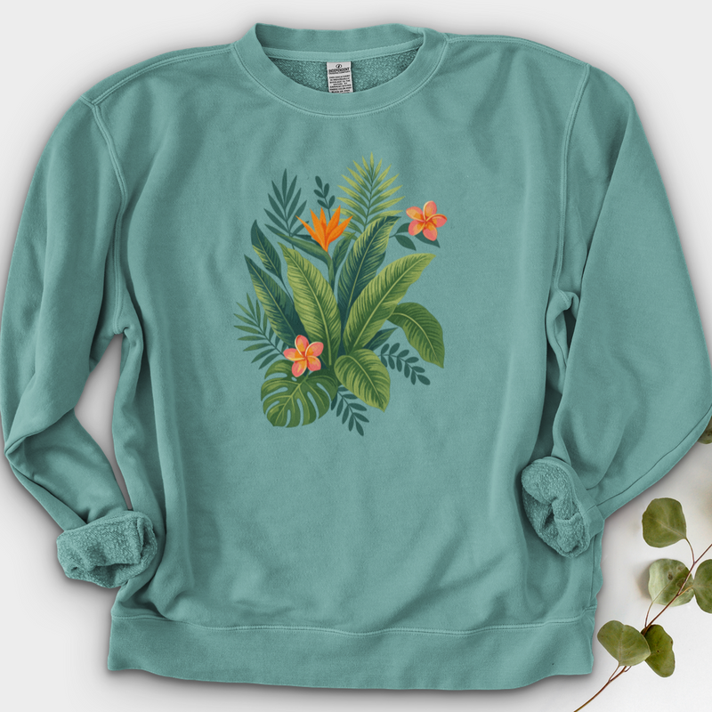 Tropical Banana Monstera Crewneck