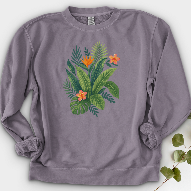 Tropical Banana Monstera Crewneck