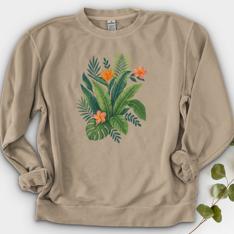 Tropical Banana Monstera Crewneck
