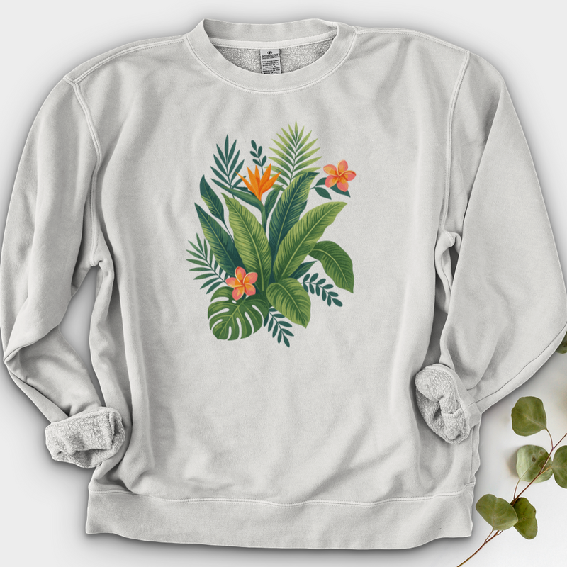 Tropical Banana Monstera Crewneck