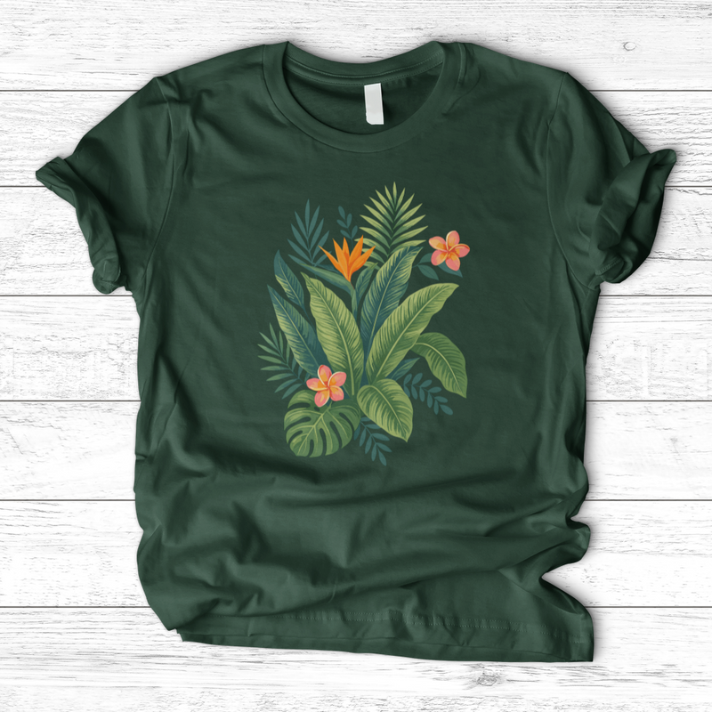 Tropical Banana Monstera T-Shirt