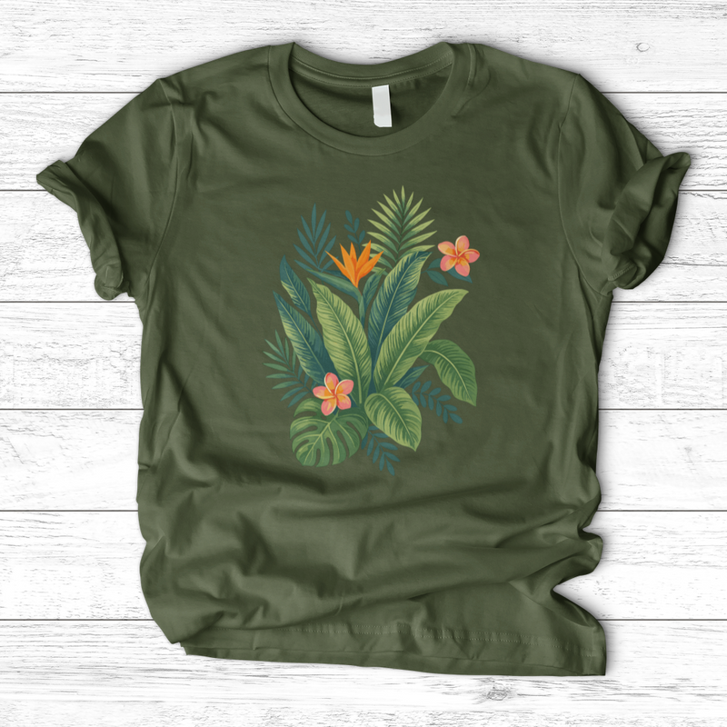 Tropical Banana Monstera T-Shirt