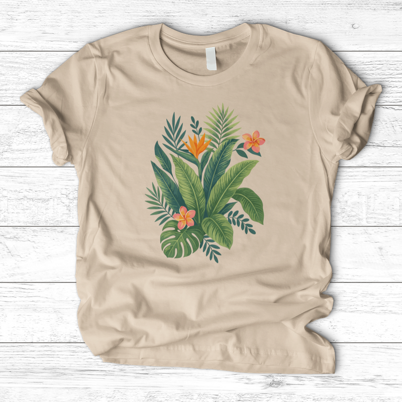 Tropical Banana Monstera T-Shirt