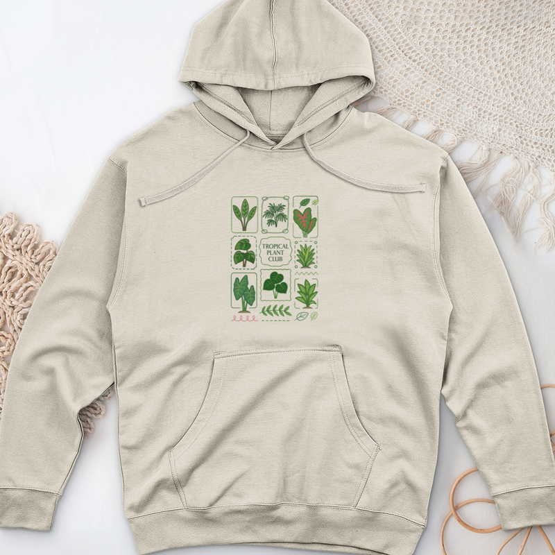 Tropical Plant Club Midweight Hooded Sweatshirt