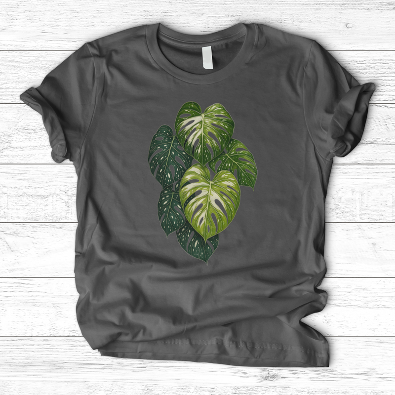 Variegated Monstera Leaf T-Shirt