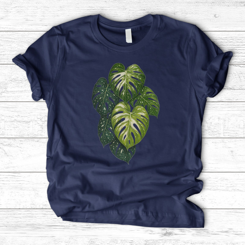 Variegated Monstera Leaf T-Shirt