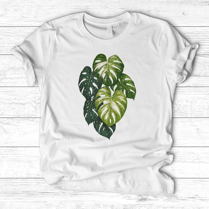 Variegated Monstera Leaf T-Shirt