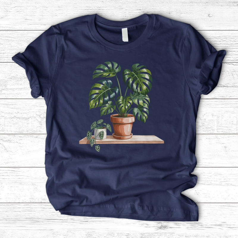 Watercolor Indoor Houseplants T-Shirt