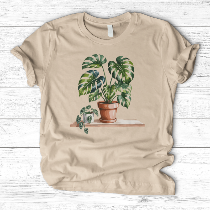 Watercolor Indoor Houseplants T-Shirt