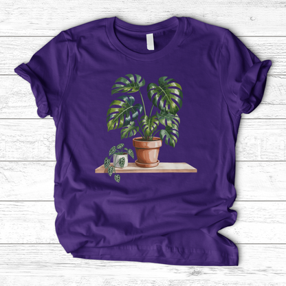Watercolor Indoor Houseplants T-Shirt