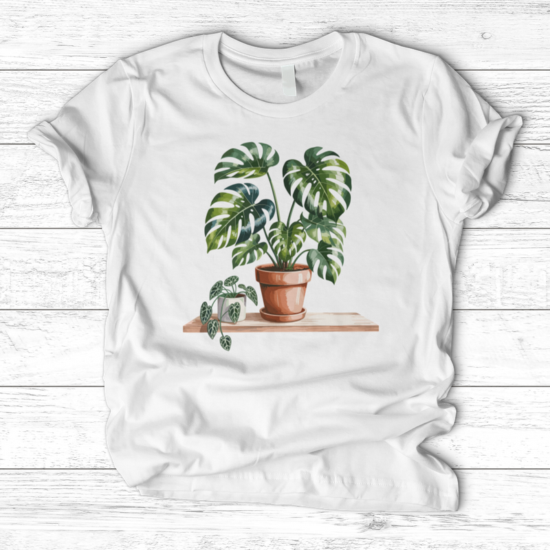 Watercolor Indoor Houseplants T-Shirt