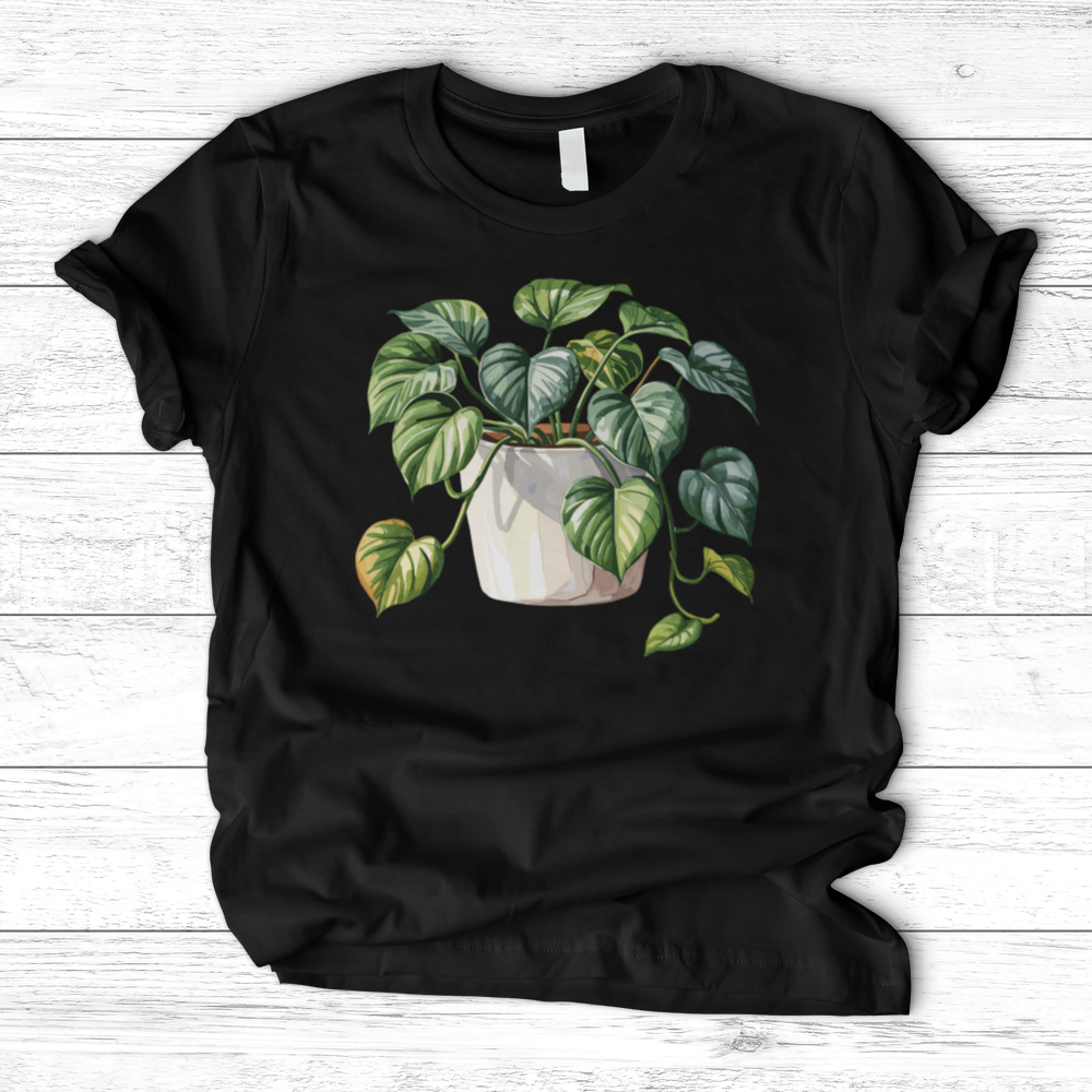 Watercolor Pothos Plant T-Shirt
