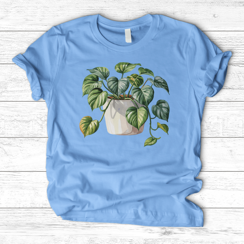 Watercolor Pothos Plant T-Shirt