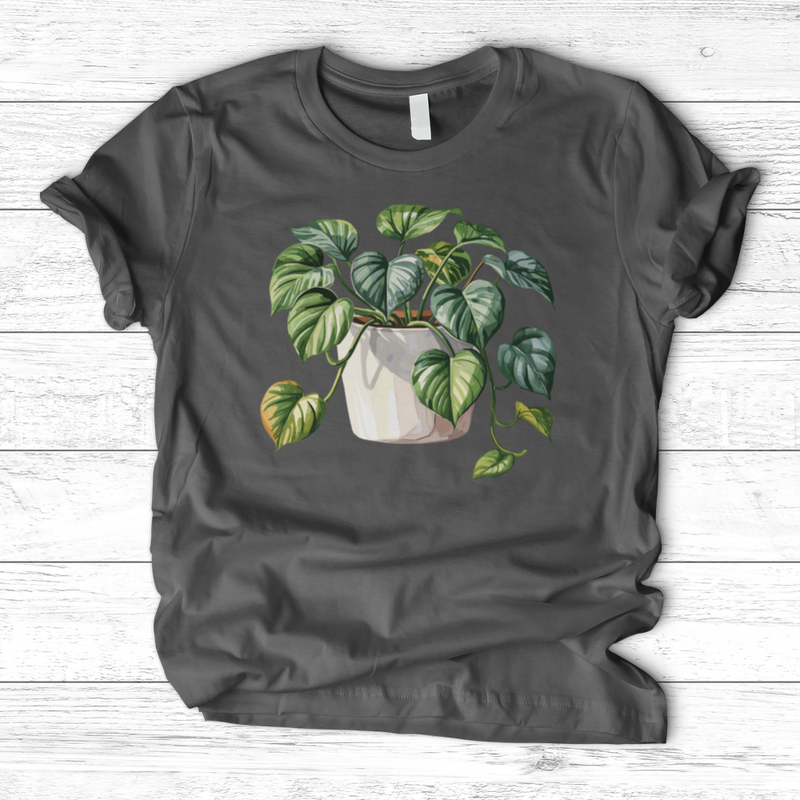 Watercolor Pothos Plant T-Shirt