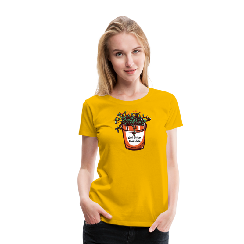 Women’s Premium T-Shirt - sun yellow