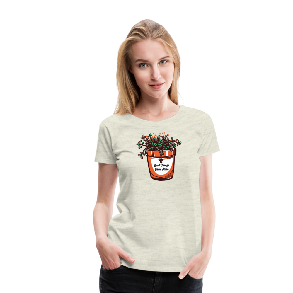 Women’s Premium T-Shirt - heather oatmeal