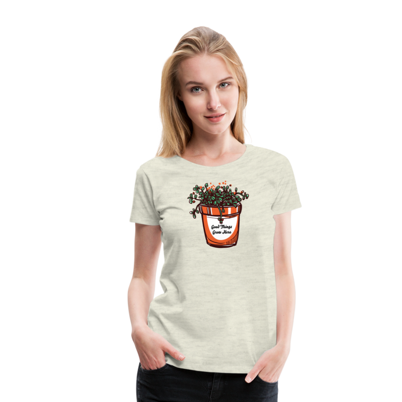 Women’s Premium T-Shirt - heather oatmeal