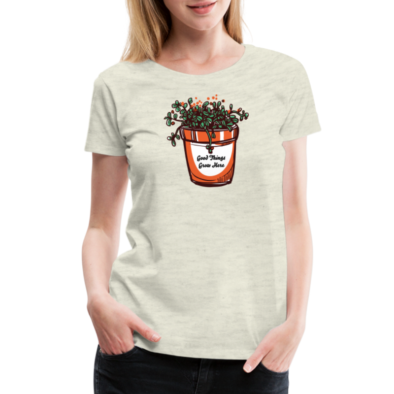 Women’s Premium T-Shirt - heather oatmeal