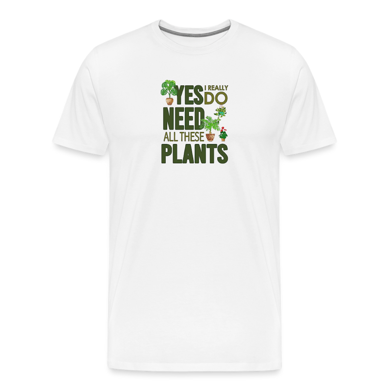 Men's Premium T-Shirt - white