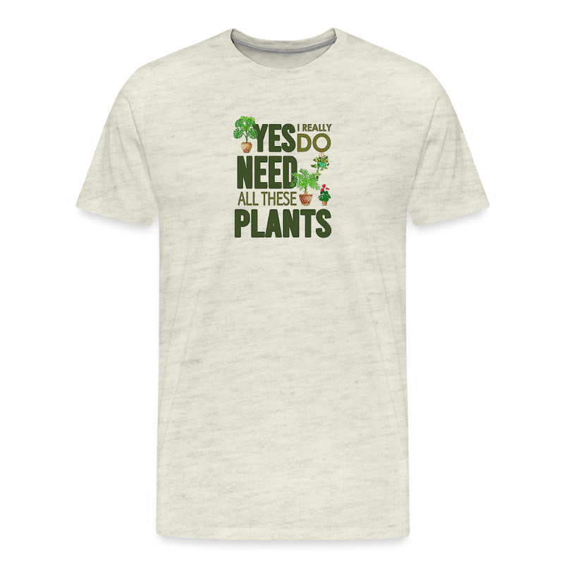 Men's Premium T-Shirt - heather oatmeal