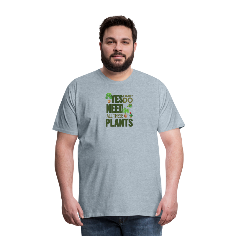 Men's Premium T-Shirt - heather ice blue