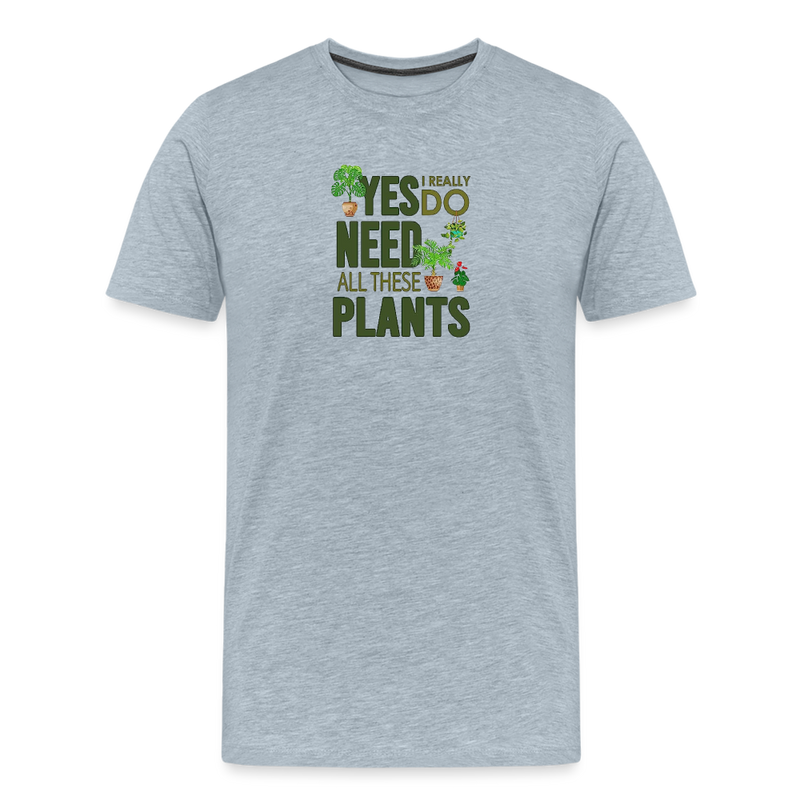 Men's Premium T-Shirt - heather ice blue