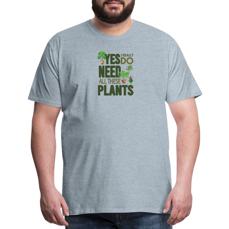 Men's Premium T-Shirt - heather ice blue